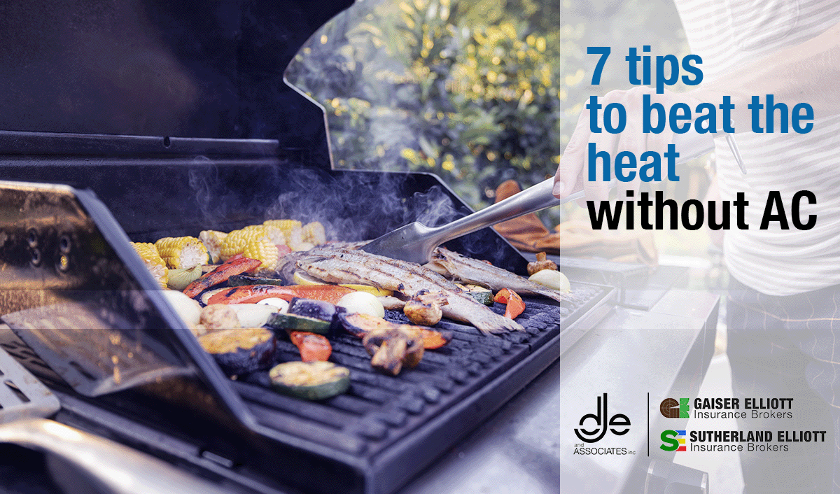 Cooking outdoors to help keep home cool