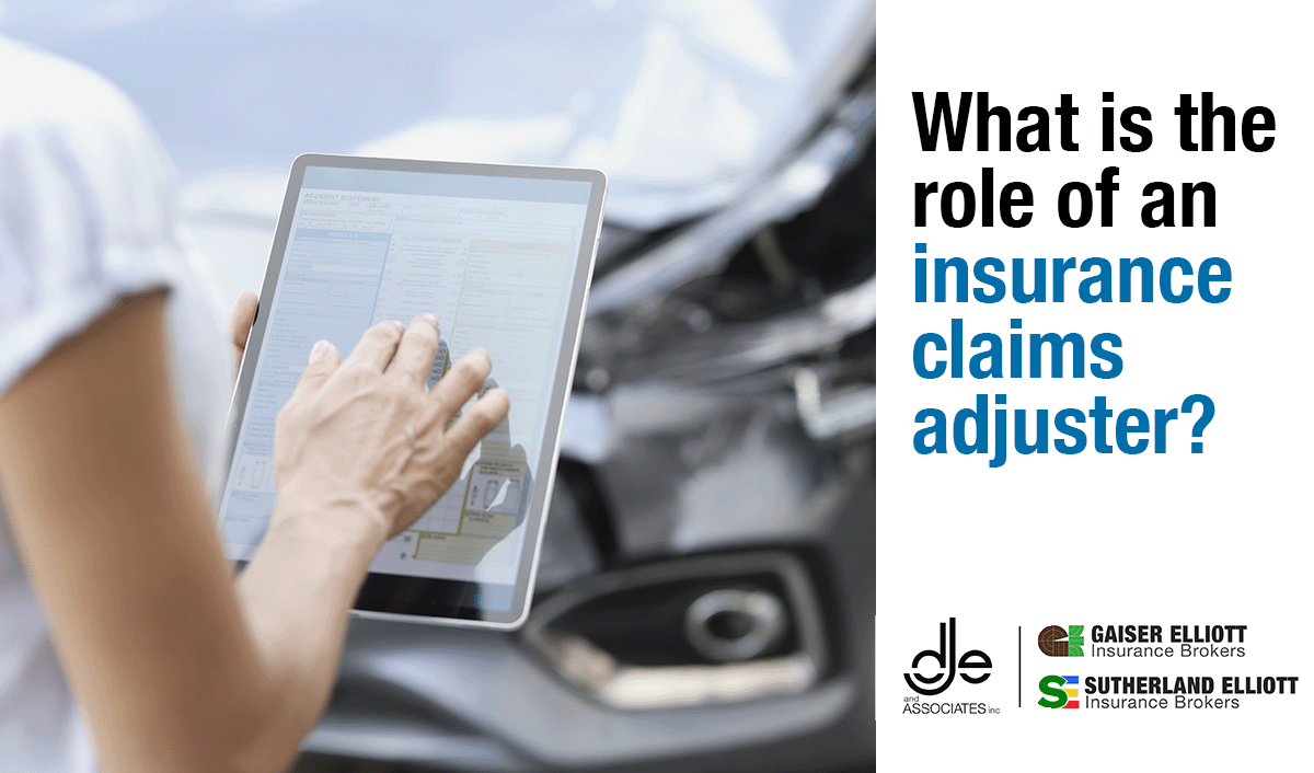 What is the role of an insurance claims adjuster