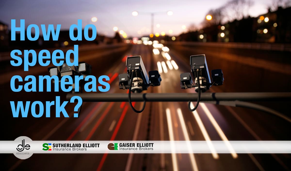 Speed cameras watching traffic