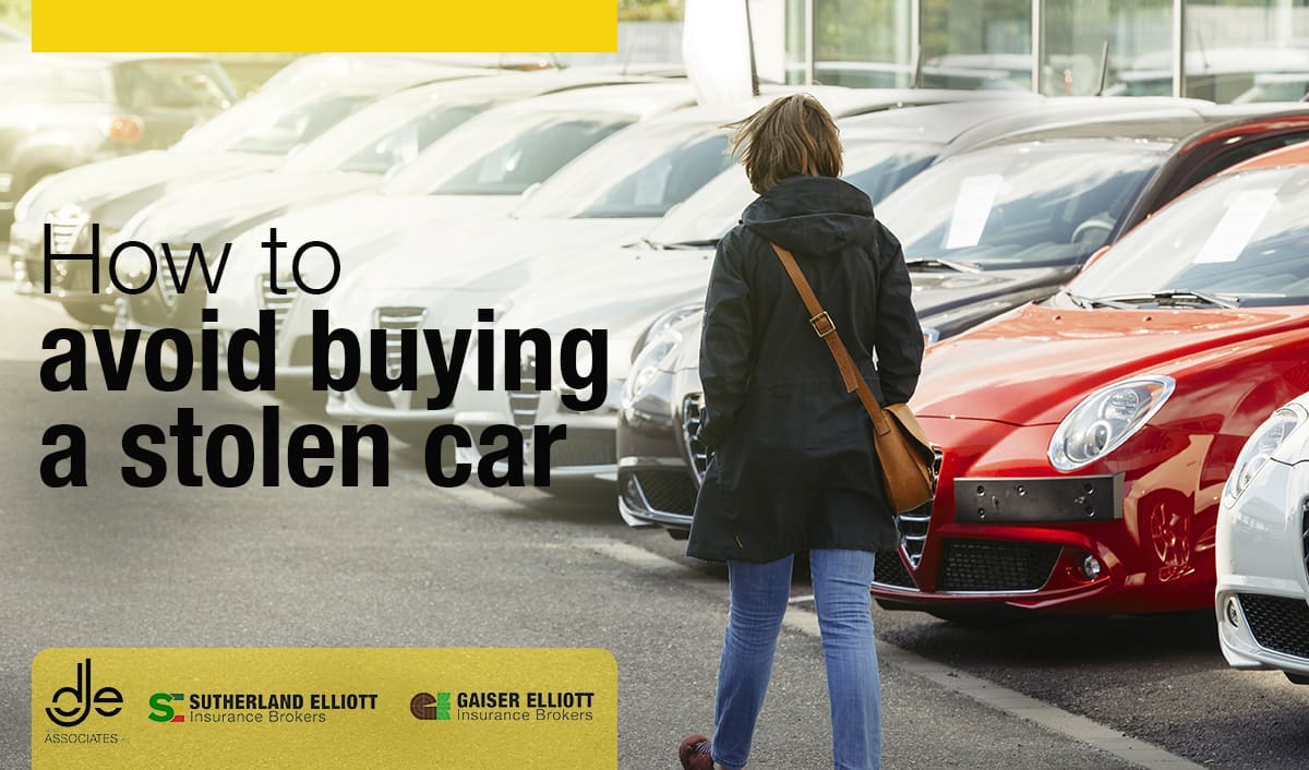 Tips to avoid buying a stolen car