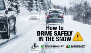 Driving safely in the snow tips