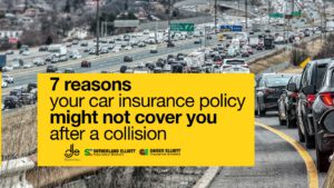 7 reasons your car insurance policy might not cover you after a collision