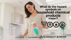 Know your hazard symbols on household chemical products.