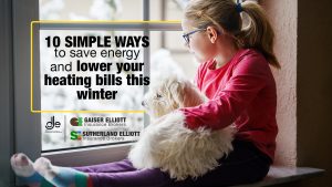 save energy and lower your heating bills