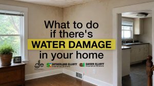 water damage in home