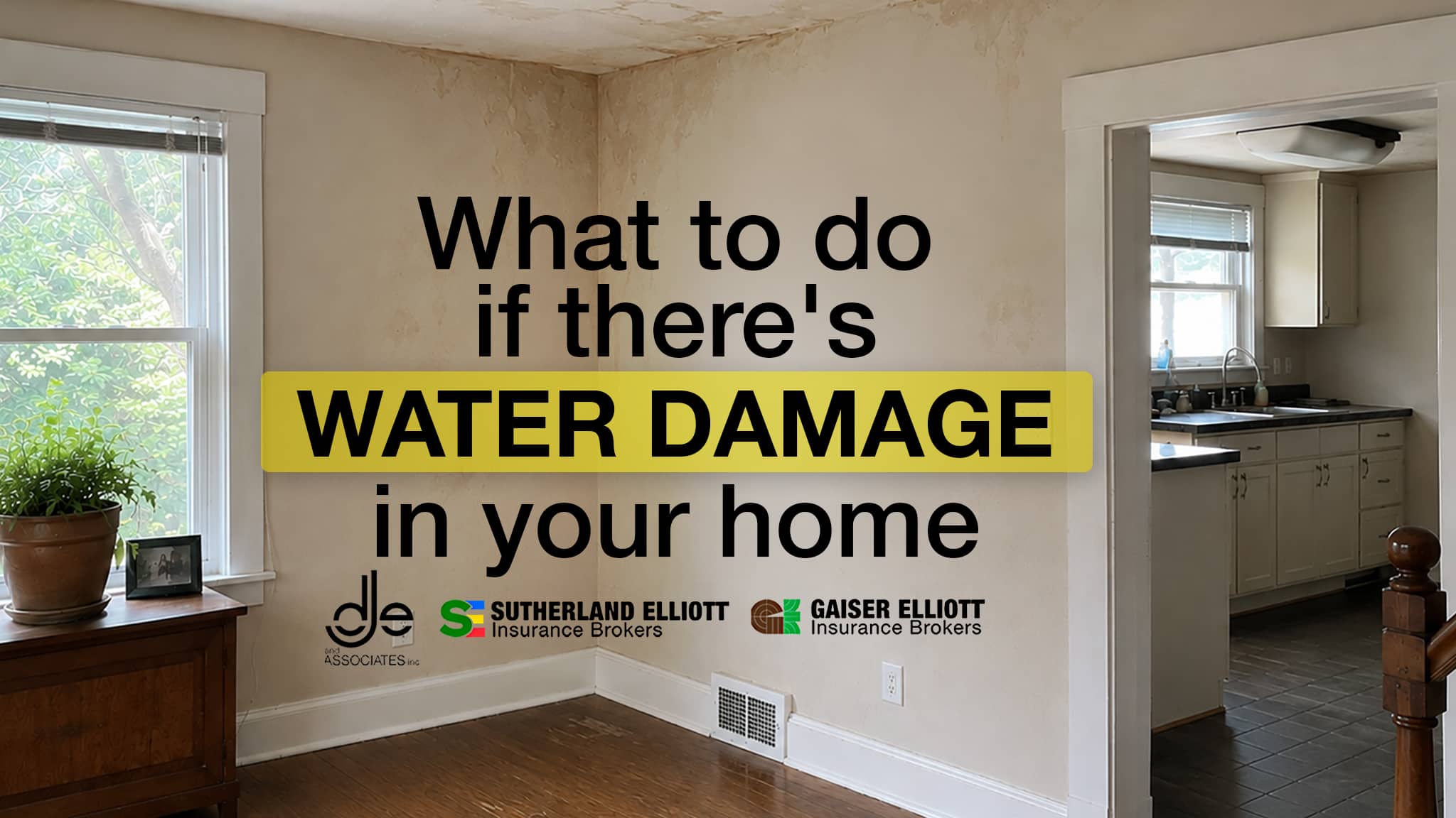 water damage in home